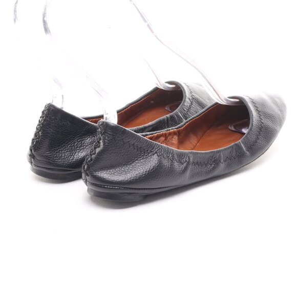 Lucky Brand Women's Leather Ballet Flats โข 7.5 โข Black - Picture 10 of 16